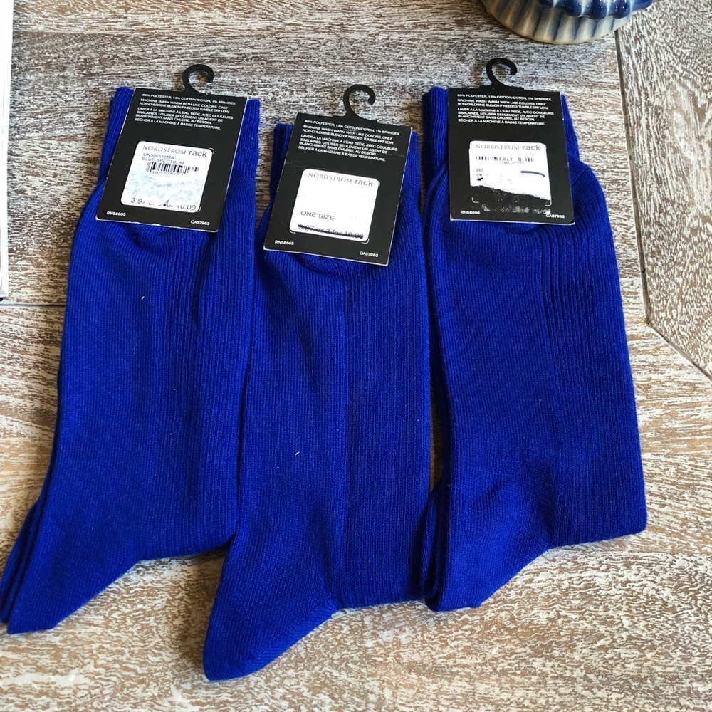 14th & Union 3 Piece Sock Bundle In Blue - Picture 2 of 2